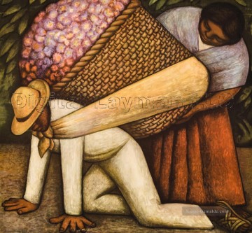 Diego Rivera Werke - Blumenhändler Diego Rivera